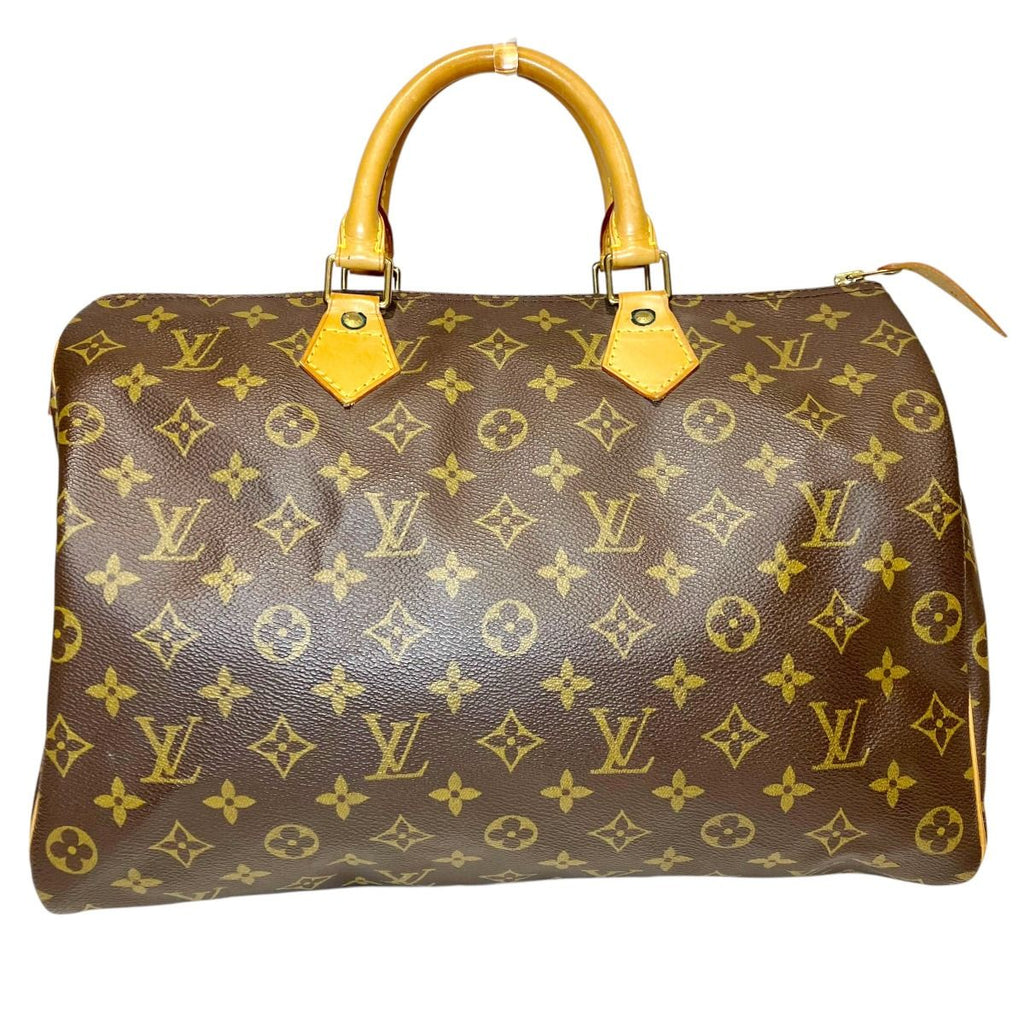 Louis Vuitton Speedy 35 Monogram Handbag Canvas