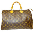 Louis Vuitton Speedy 35 Monogram Handbag Canvas