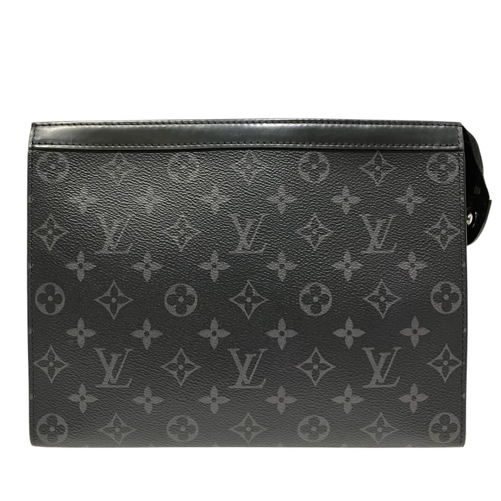 Louis Vuitton Pochette Voyage Monogram Eclipse Second Bag Canvas