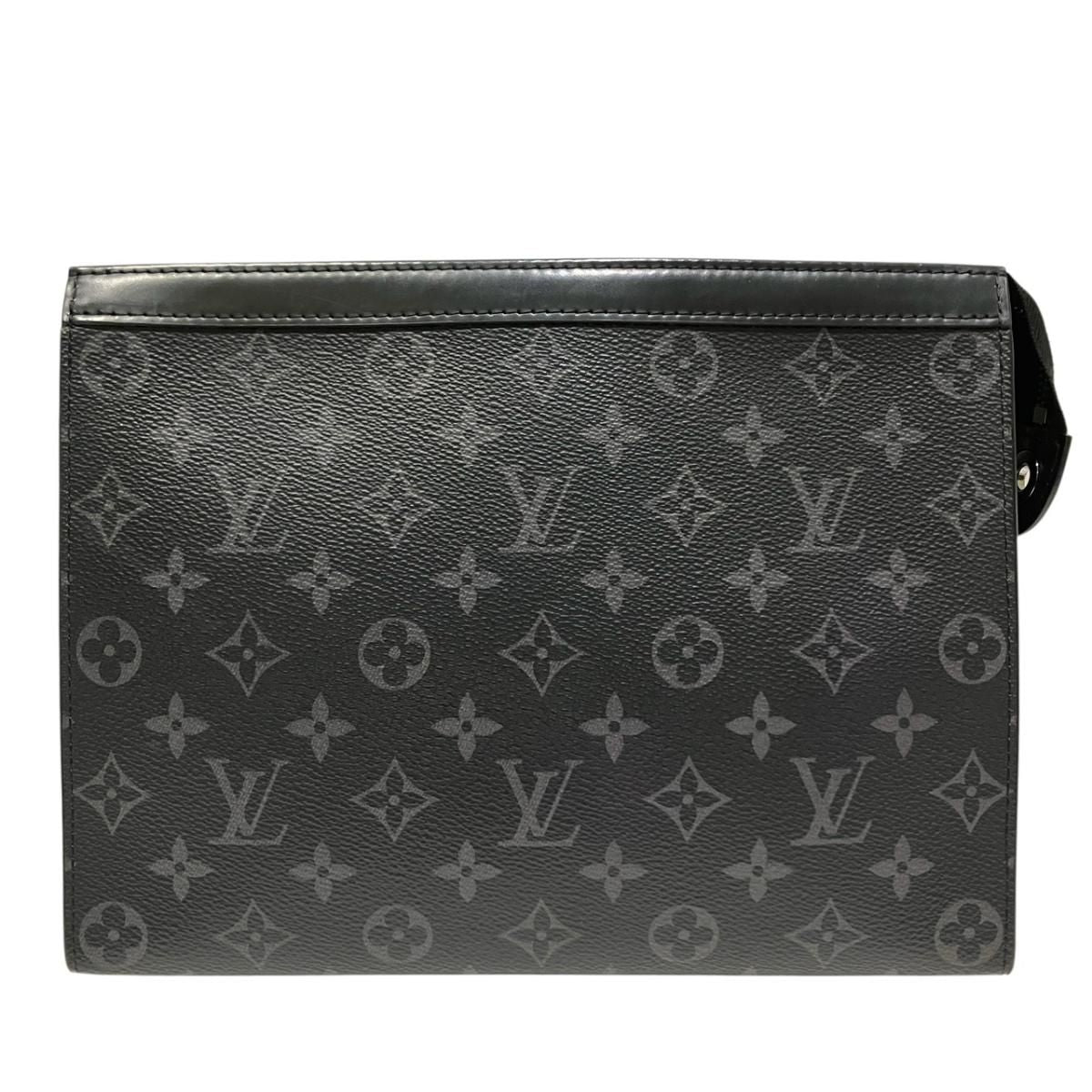 Louis Vuitton Pochette Voyage Monogram Eclipse Second Bag Canvas