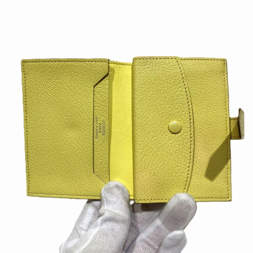 Hermes Bearn Card Case Chevre Misor — view 3