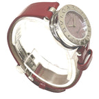 Bvlgari Watch SS Leather Quartz Pink Shell Dial — view 3