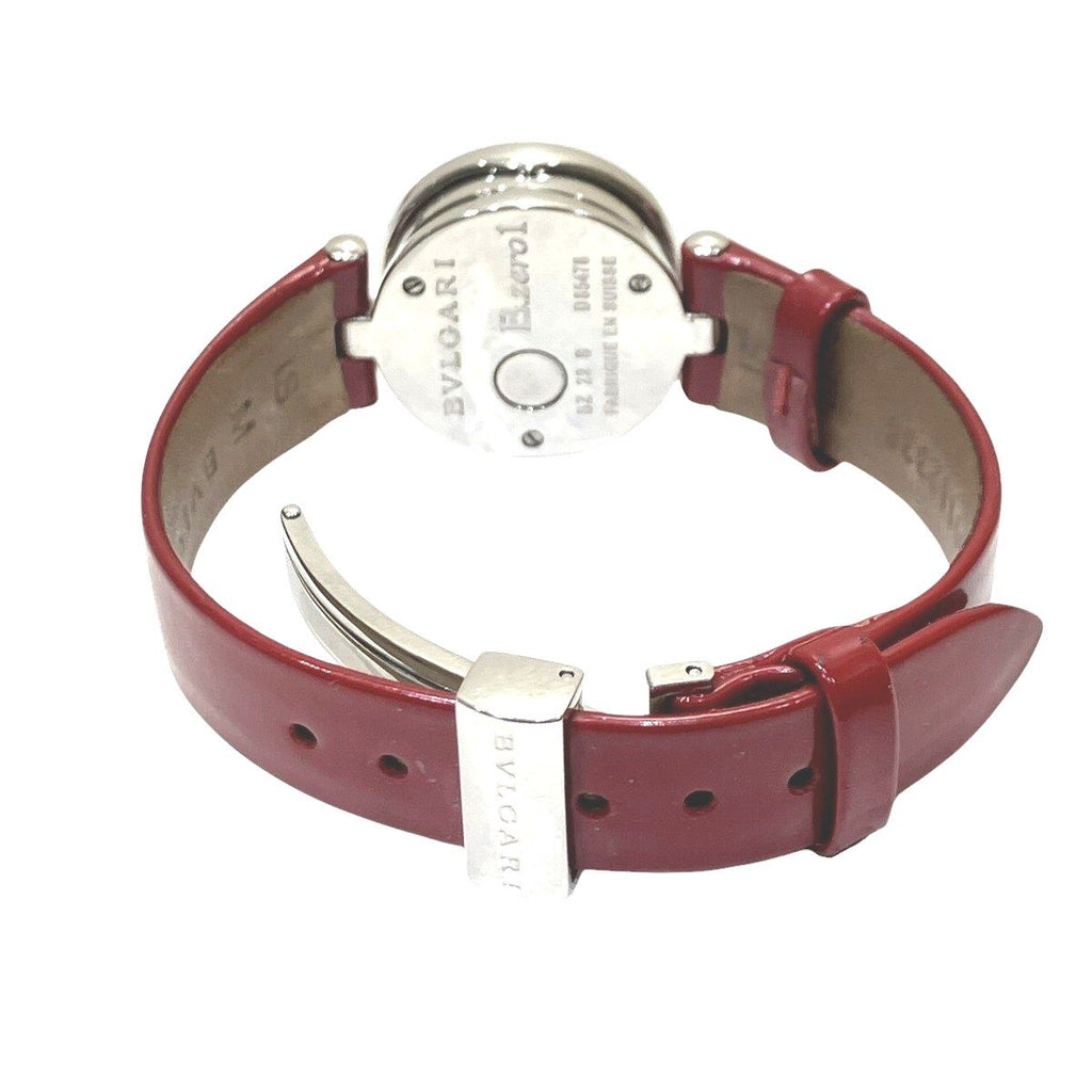 Bvlgari Watch SS Leather Quartz Pink Shell Dial — view 6