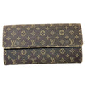 Louis Vuitton Portefeuille Sarah Monogram Mini Lin Wallet Canvas