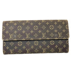 Louis Vuitton Portefeuille Sarah Monogram Mini Lin Wallet Canvas