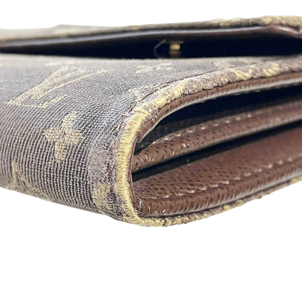 Louis Vuitton Portefeuille Sarah Monogram Mini Lin Wallet Canvas — view 7