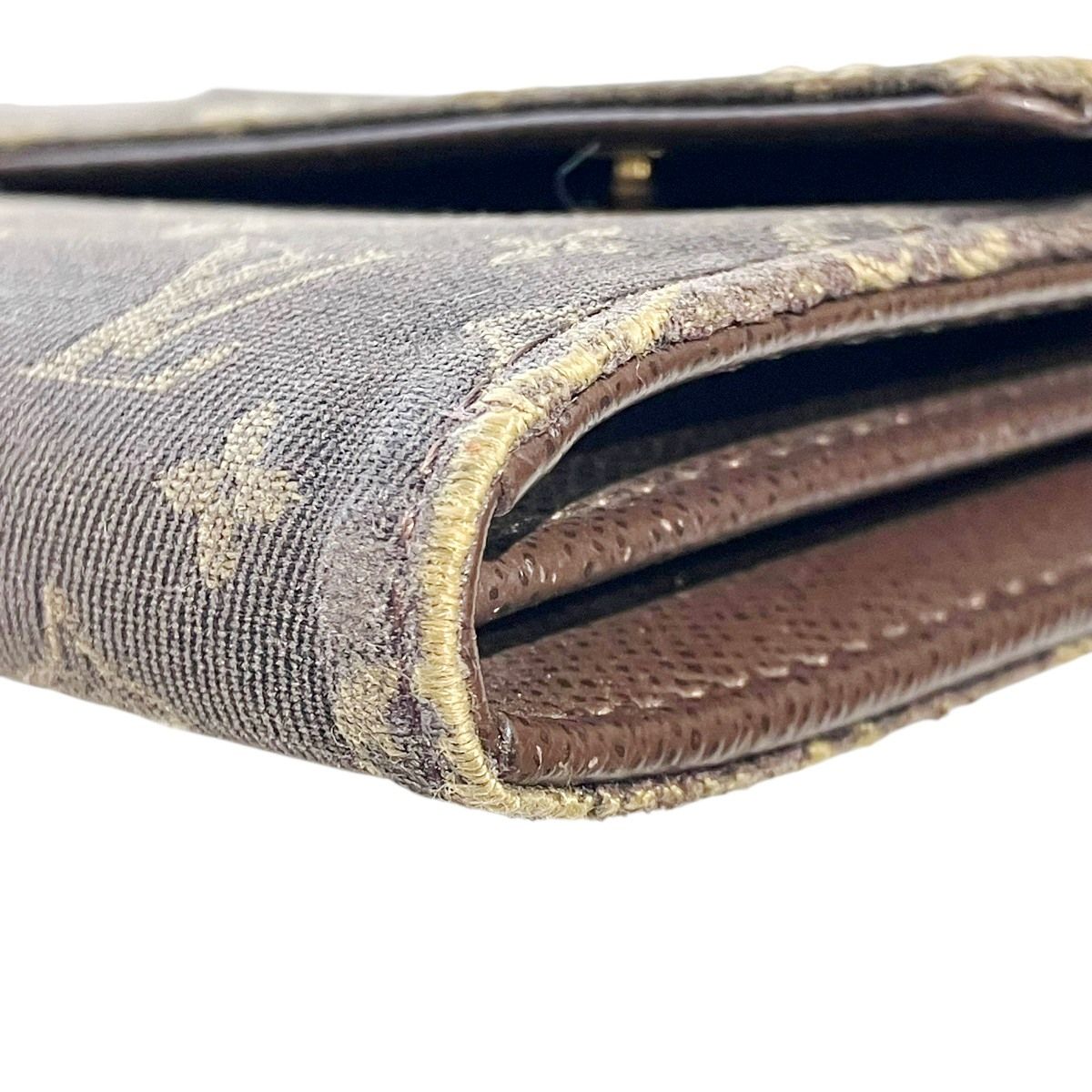 Louis Vuitton Portefeuille Sarah Monogram Mini Lin Wallet Canvas — view 7