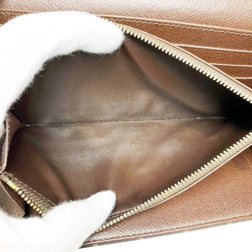 Louis Vuitton Portefeuille Sarah Monogram Mini Lin Wallet Canvas — view 9