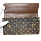 Louis Vuitton Portefeuille Sarah Monogram Mini Lin Wallet Canvas — view 3
