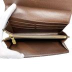 Louis Vuitton Portefeuille Sarah Monogram Mini Lin Wallet Canvas — view 8