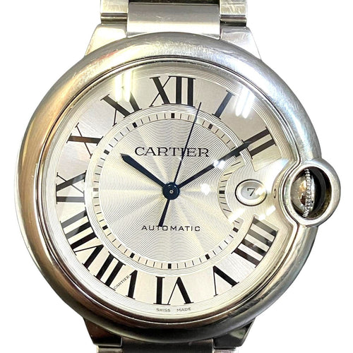 Cartier Ballon Blue de Watch SS Automatic Winding Silver Dial