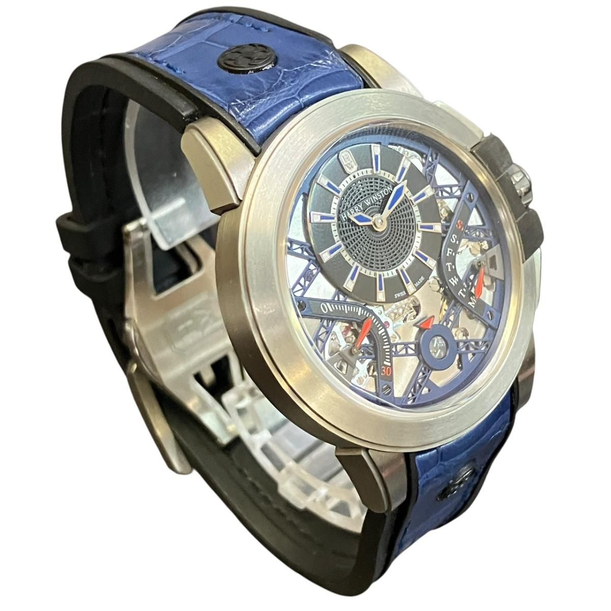 Harry Winston O-chien Project World Limited 300 Watch Leather Automatic Winding — view 3
