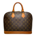 Louis Vuitton Alma Monogram Handbag Canvas