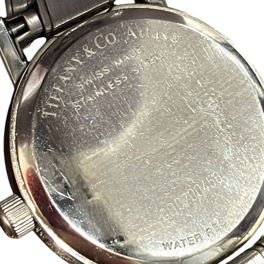 Tiffany & Co Atlas Watch SS Quartz Black Dial — view 5