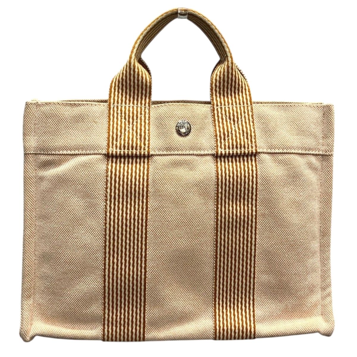 Hermes Fourre Tout PM Handbag Cotton Canvas — view 2
