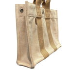 Hermes Fourre Tout PM Handbag Cotton Canvas — view 7