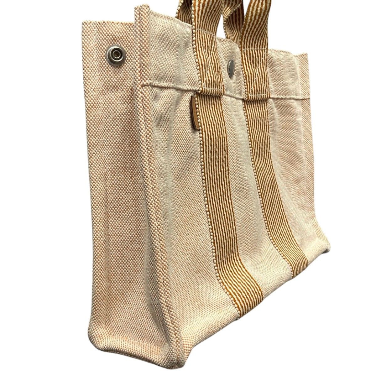 Hermes Fourre Tout PM Handbag Cotton Canvas — view 7