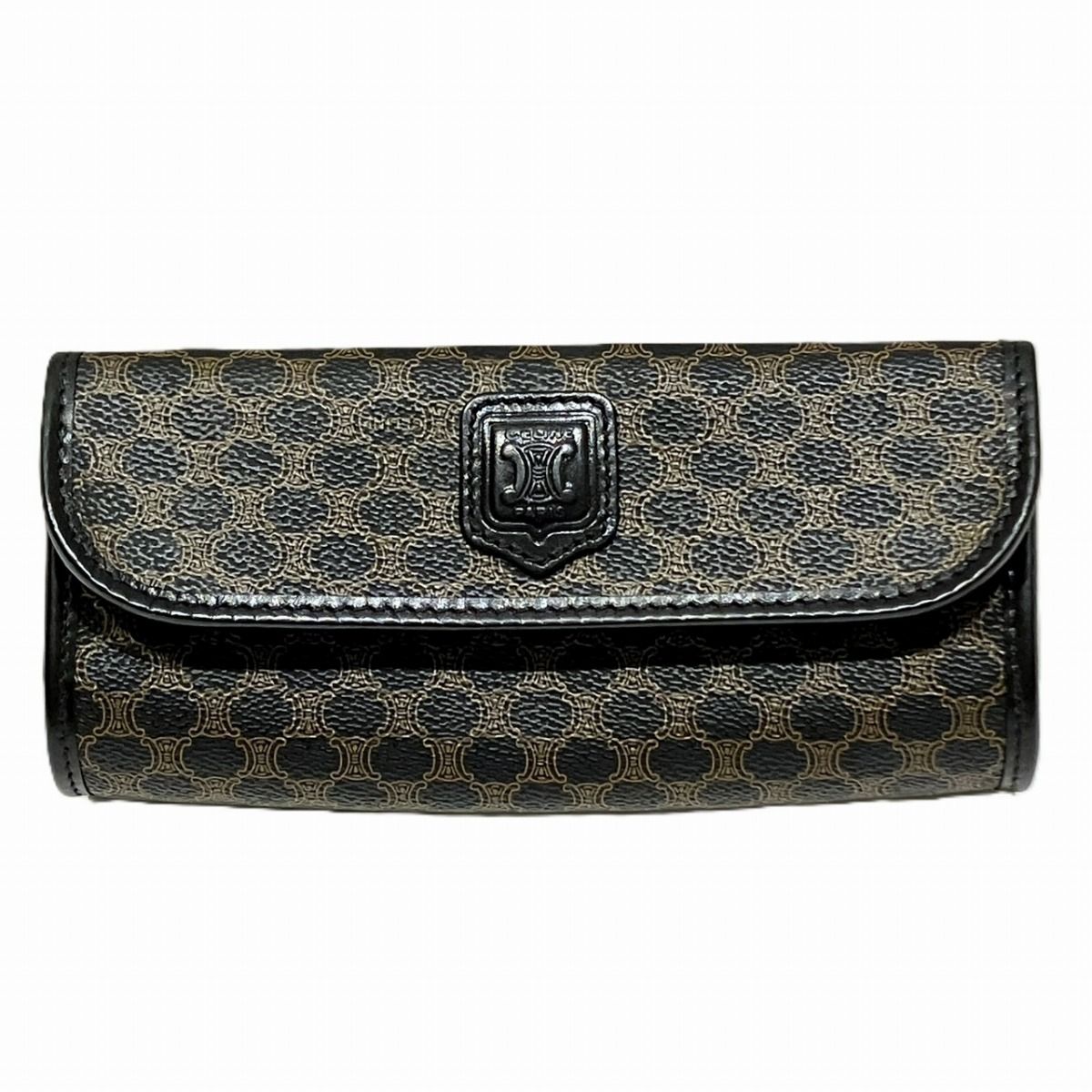 Celine Macadam Handbag Black