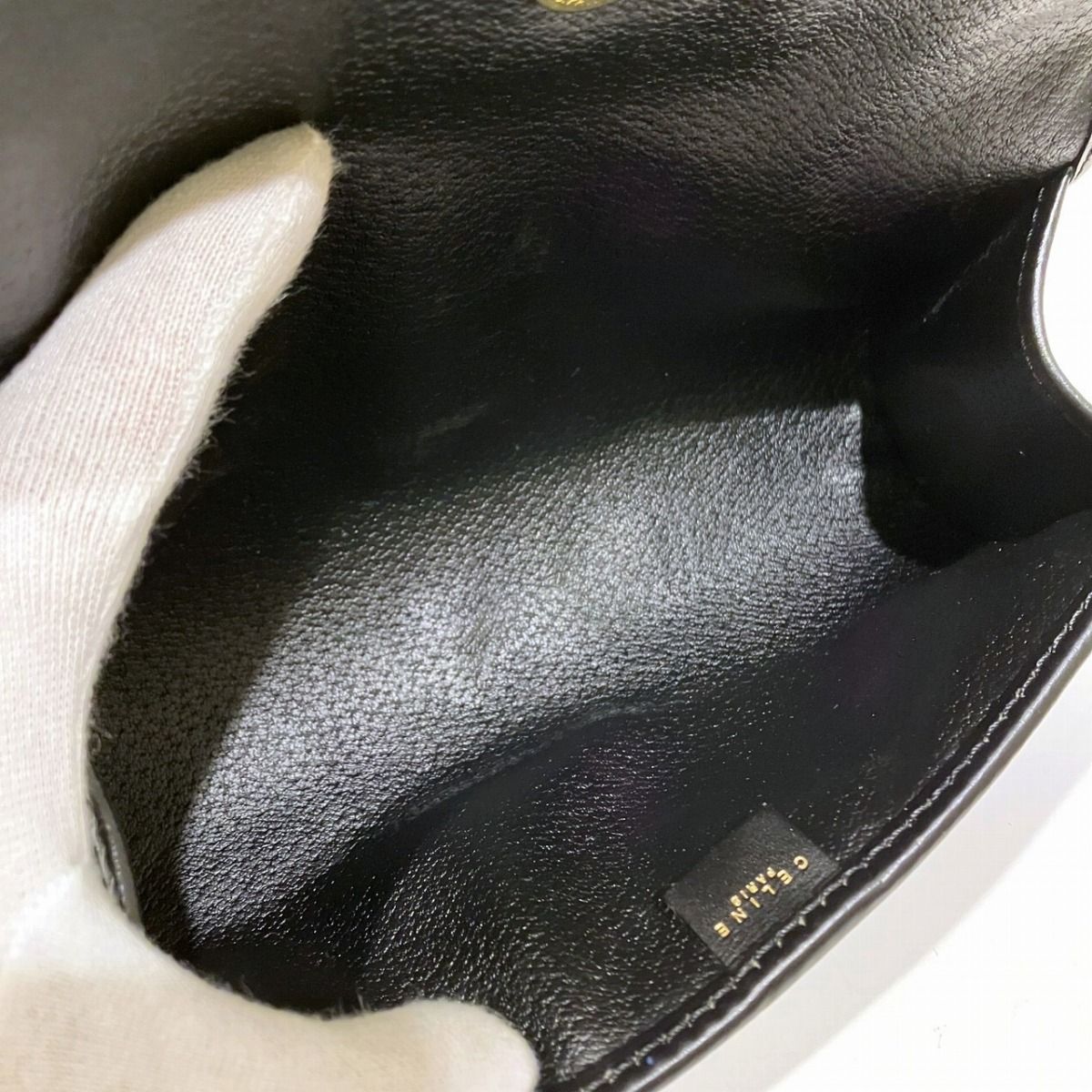 Celine Macadam Handbag Black — view 5