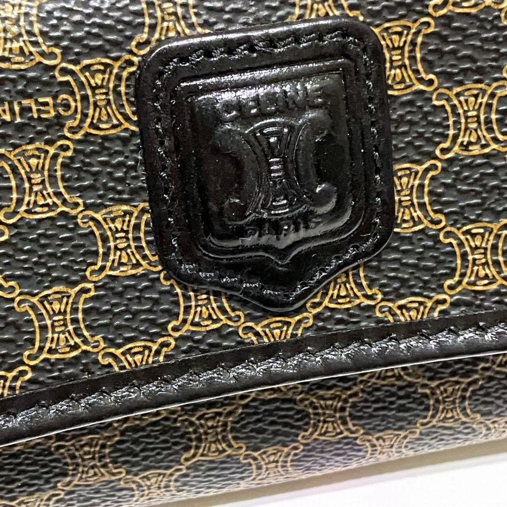 Celine Macadam Handbag Black — view 7