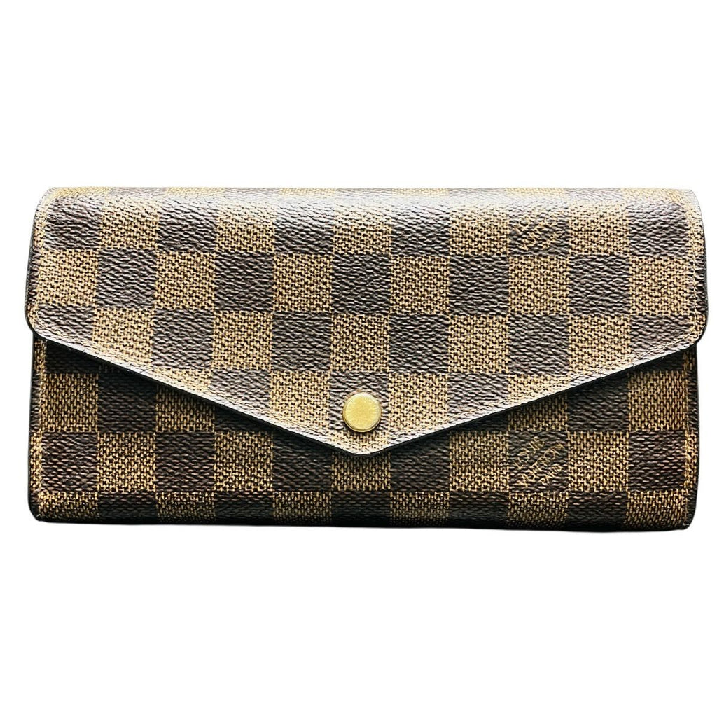Louis Vuitton Portefeuille Sarah Damier Wallet Canvas