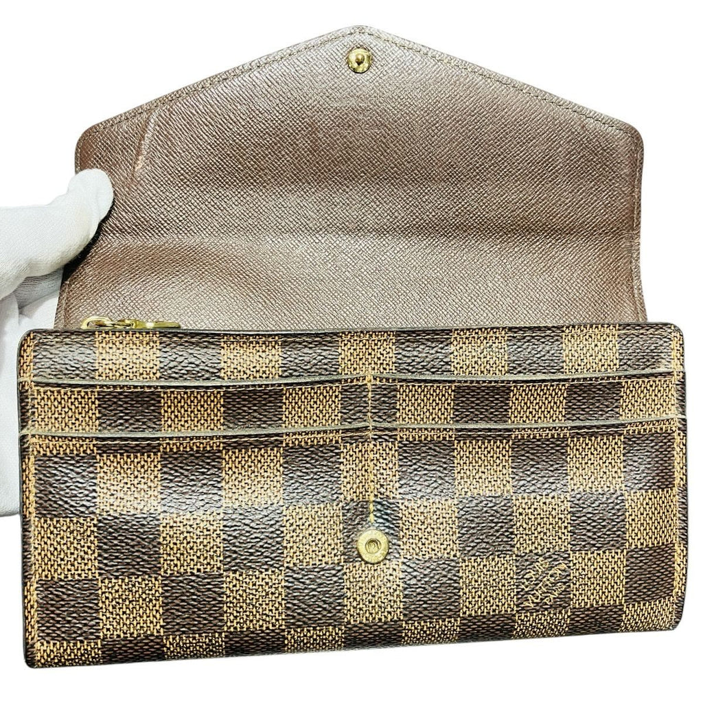 Louis Vuitton Portefeuille Sarah Damier Wallet Canvas — view 3