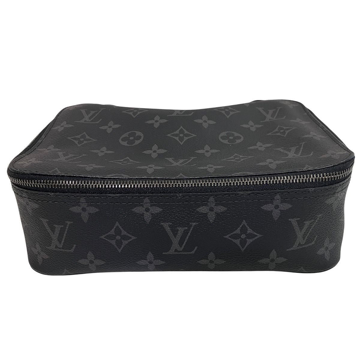 Louis Vuitton Trousse PM Monogram Eclipse Pouch Canvas