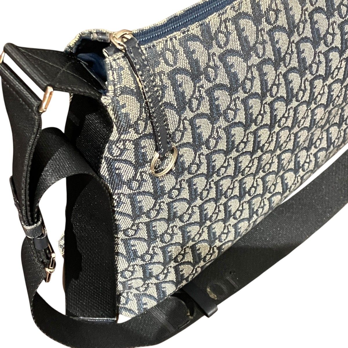 Dior Trotter Shoulder Bag Canvas Leather — view 7