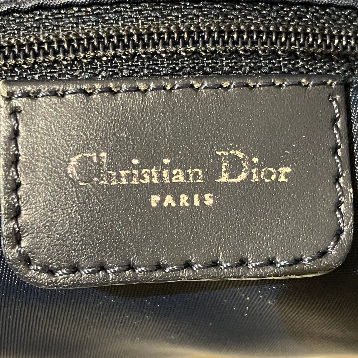 Dior Trotter Shoulder Bag Canvas Leather — view 4