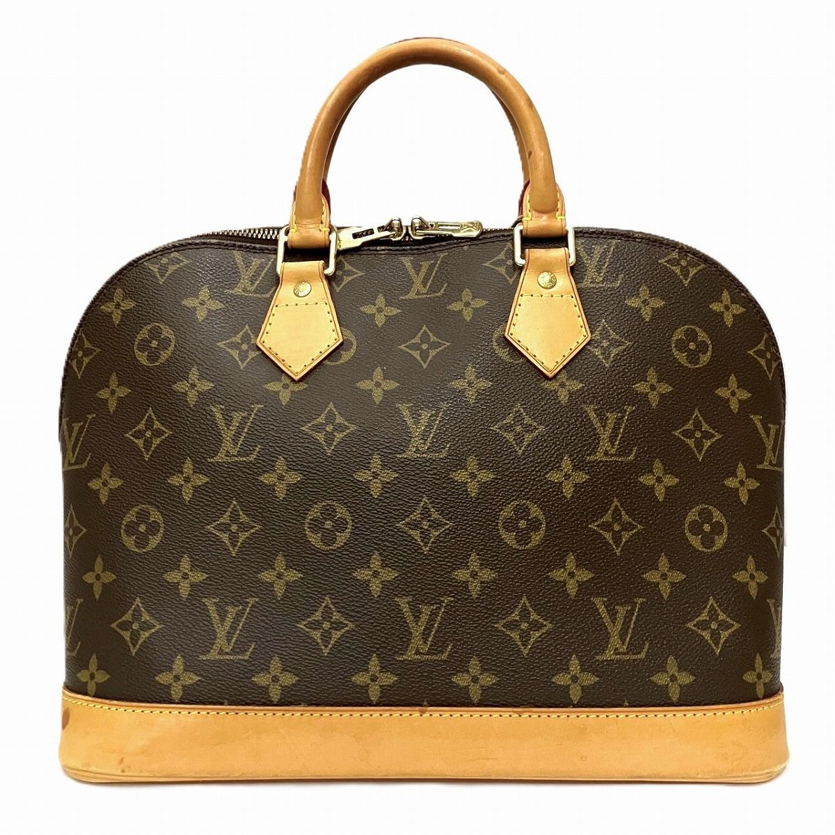 Louis Vuitton Alma Monogram Handbag Canvas