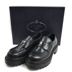 Prada Triangle Logo Loafers Black 070 7 — view 8
