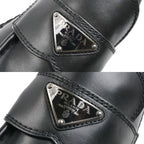 Prada Triangle Logo Loafers Black 070 7 — view 5