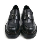 Prada Triangle Logo Loafers Black 070 7 — view 2