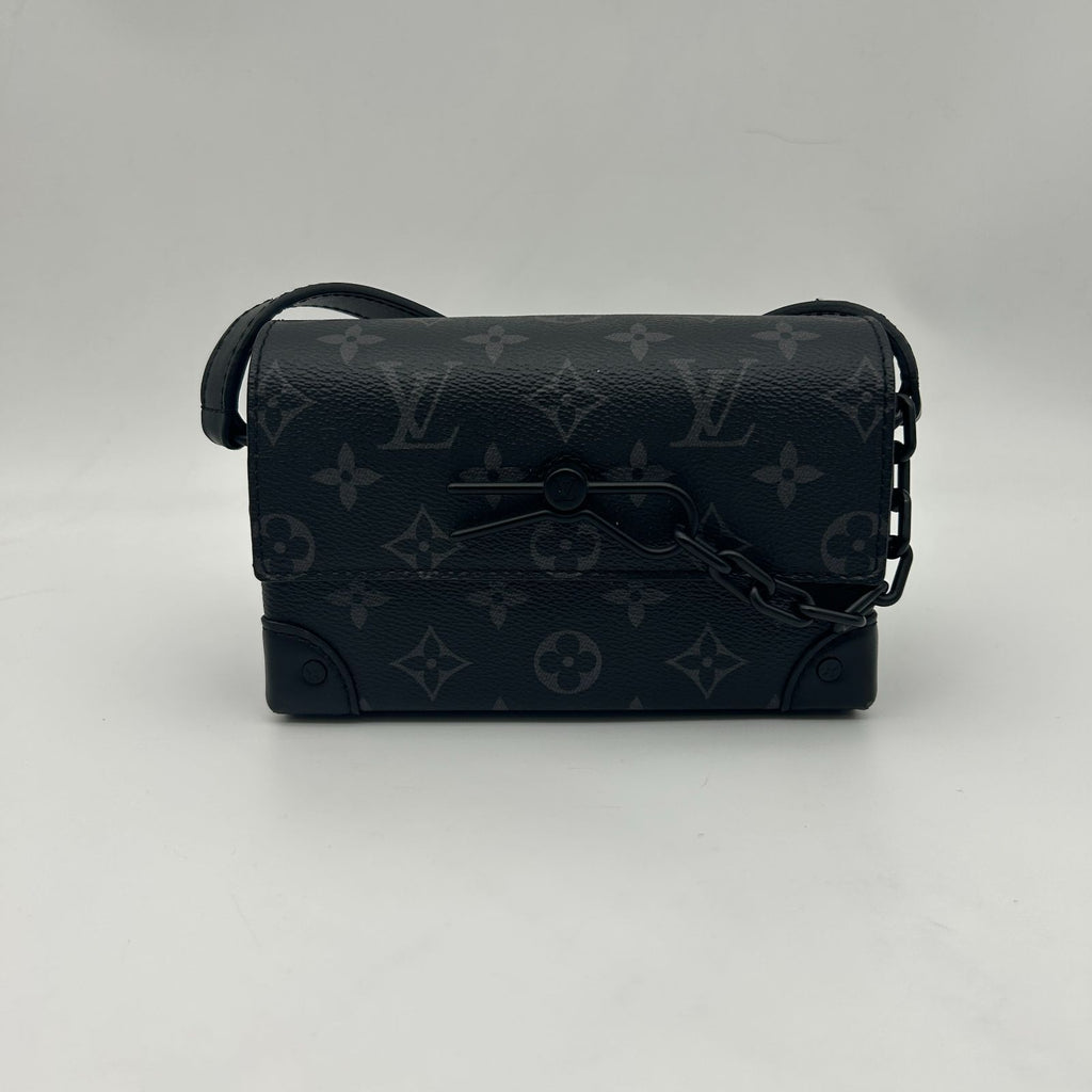 Louis Vuitton Shoulder Bag Monogram Eclipse Steamer Wearable Wallet Black — view 2
