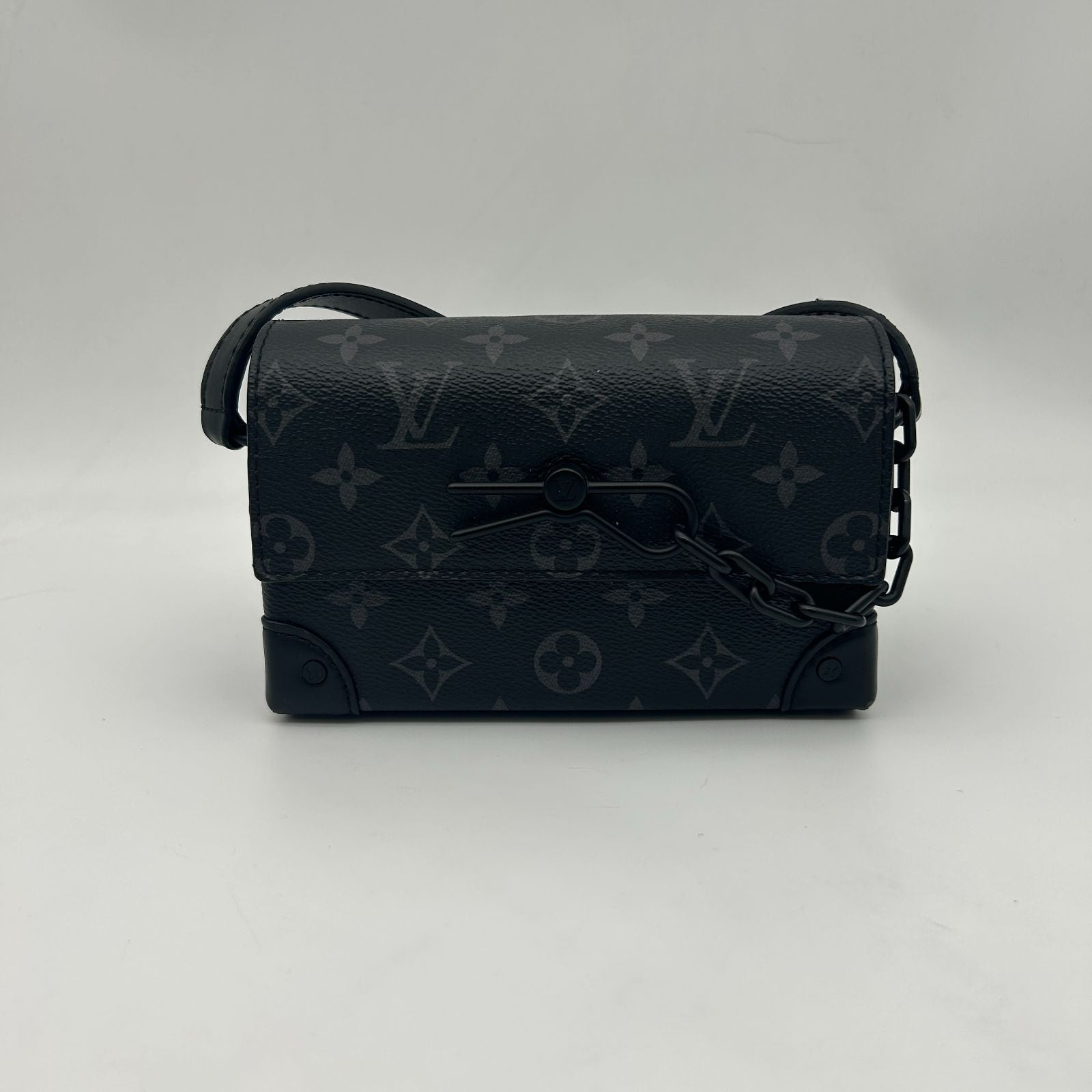 Louis Vuitton Shoulder Bag Monogram Eclipse Steamer Wearable Wallet Black — view 2
