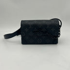 Louis Vuitton Shoulder Bag Monogram Eclipse Steamer Wearable Wallet Black