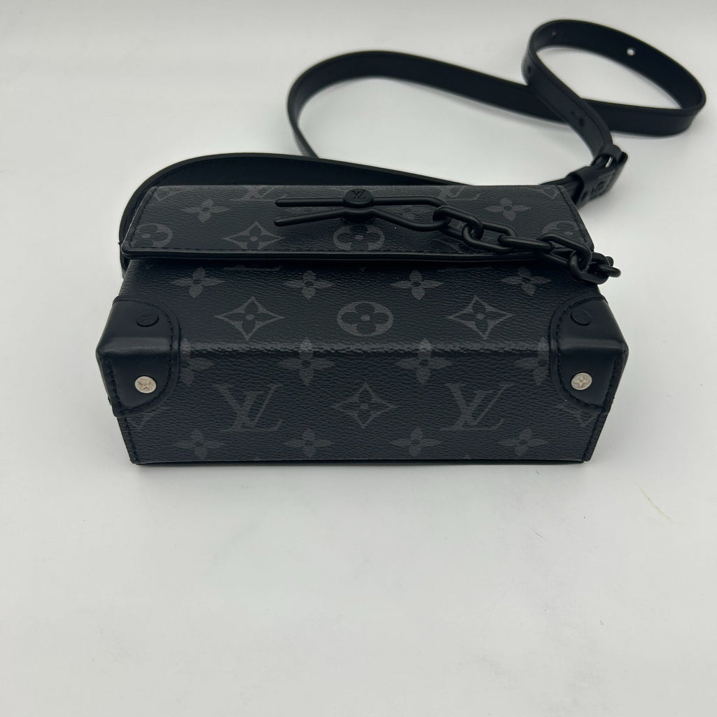 Louis Vuitton Shoulder Bag Monogram Eclipse Steamer Wearable Wallet Black — view 7