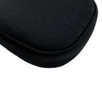 Prada Re-Nylon Mini Pouch Triangle Logo Nylon Black with Key Chain — view 4