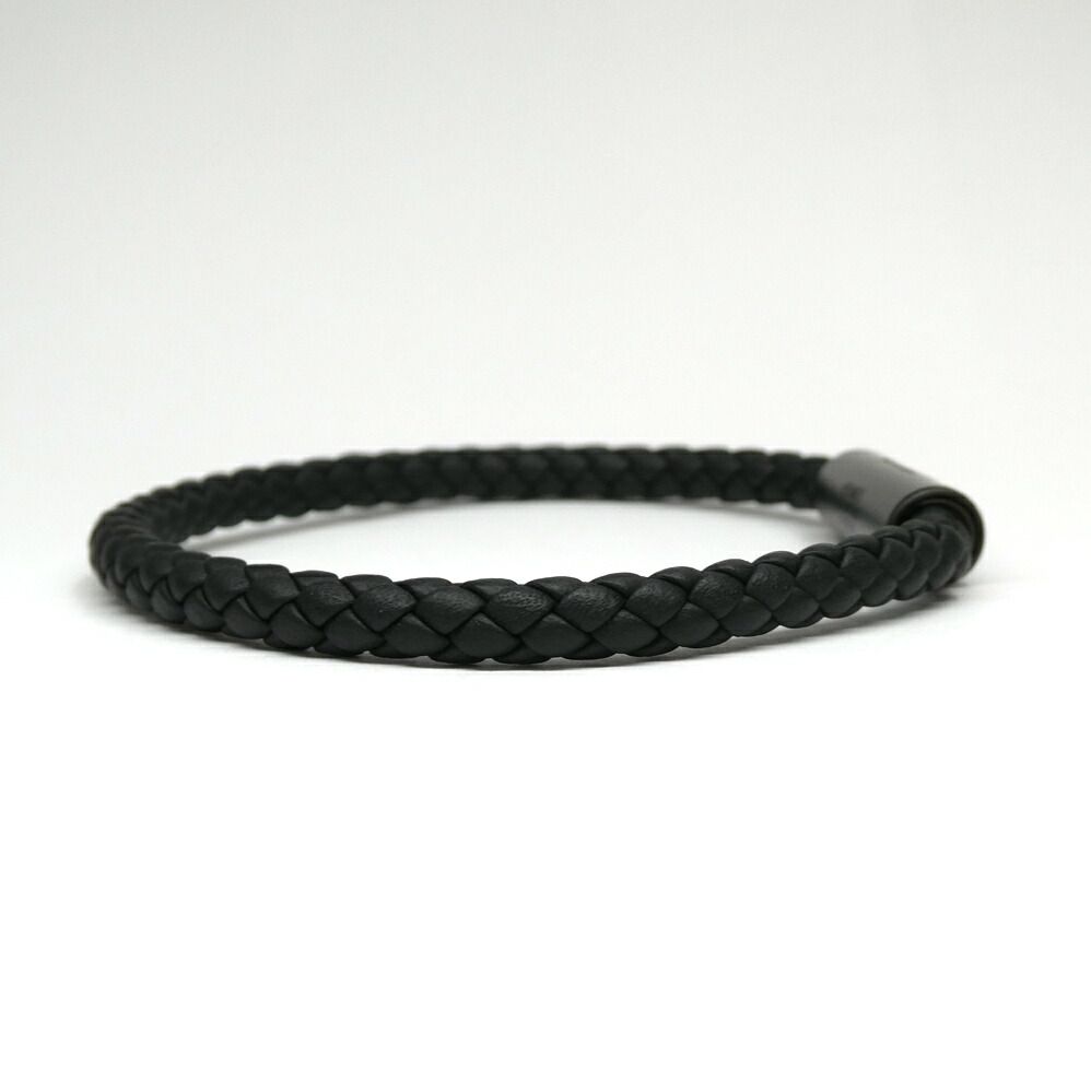 Hermes Bracelet Puzzle So Black Leather Metal Logo — view 3