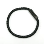 Hermes Bracelet Puzzle So Black Leather Metal Logo — view 6
