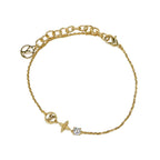 Louis Vuitton Bracelet Petit Gold Metal Strass
