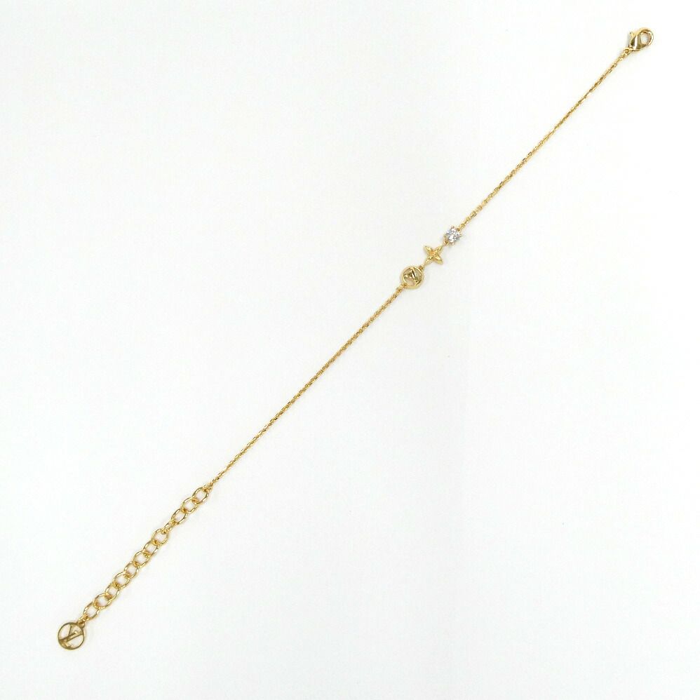 Louis Vuitton Bracelet Petit Gold Metal Strass — view 5