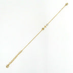 Louis Vuitton Bracelet Petit Gold Metal Strass — view 5