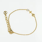 Louis Vuitton Bracelet Petit Gold Metal Strass — view 4