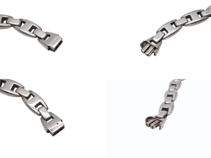 Hermes Cassiopeia Bracelet 6 Links Silver — view 8