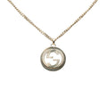 Gucci Interlocking Logo Chain Pendant 925 Sterling Silver