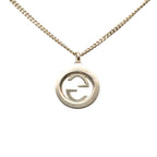 Gucci Interlocking Logo Chain Pendant 925 Sterling Silver — view 2