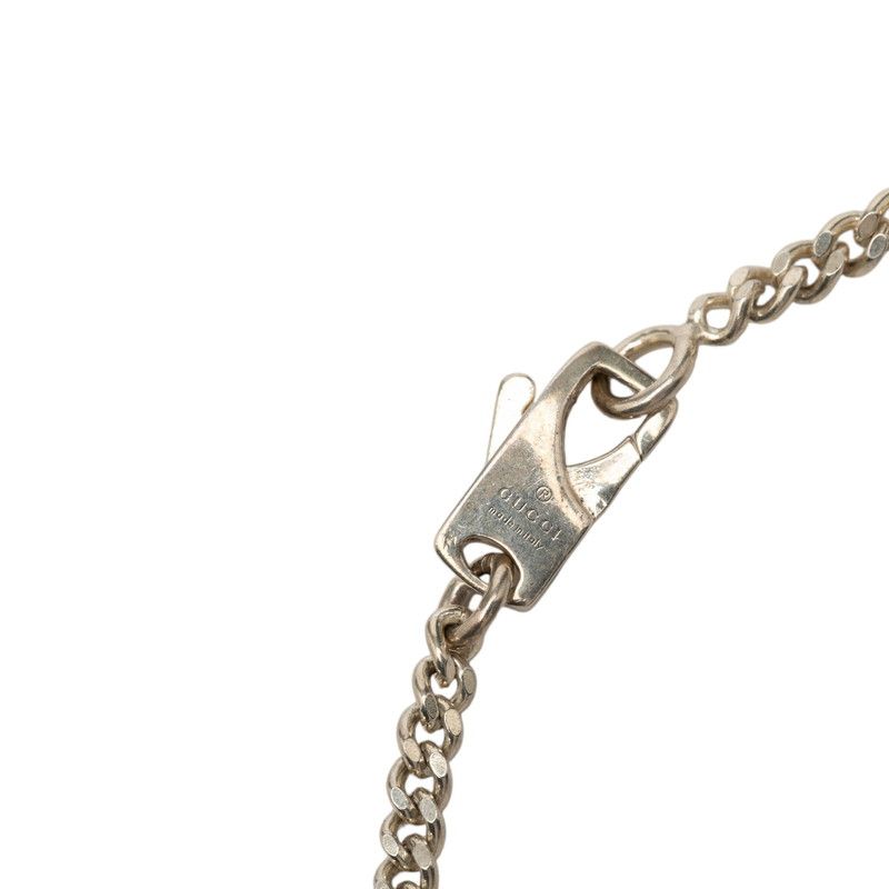 Gucci Interlocking Logo Chain Pendant 925 Sterling Silver — view 5