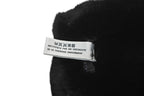 Chanel CC Logo Rabbit Arm Warmers Black White — view 7