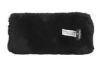 Chanel CC Logo Rabbit Arm Warmers Black White — view 2